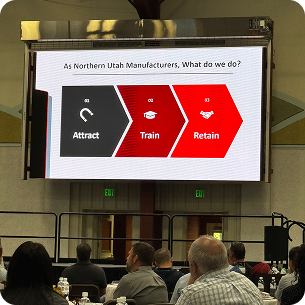 Conference presentation on attracting, training, and retaining employees